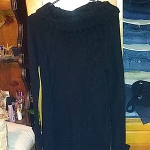 Black long sleeve sweater